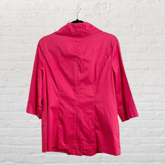 158. KENSIE Summer Jacket - Hot Pink - Size Large - Picture 2 of 7